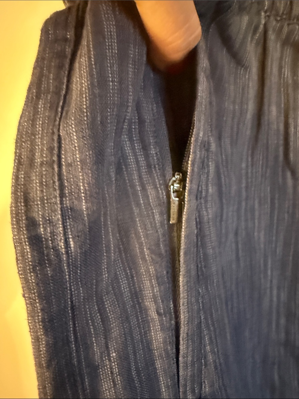 Athleta Navy Wide-Leg Drawstring Pants - Picture 4 of 7